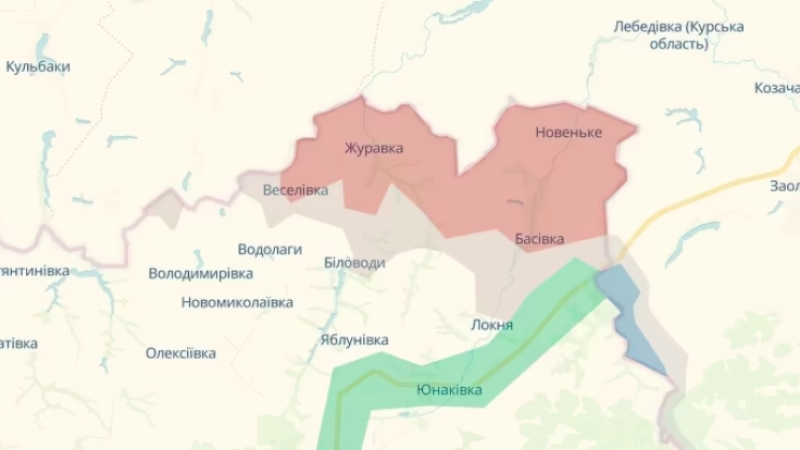 Российские войска укрепляют позиции, захватив четыре населенных пункта в Сумской области