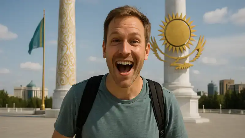 Майкл Зервос: 36-летний режиссер из Детройта установил рекорд, объехав 195 стран за 499 дней, продав дом ради путешествия в Казахстан {city2}