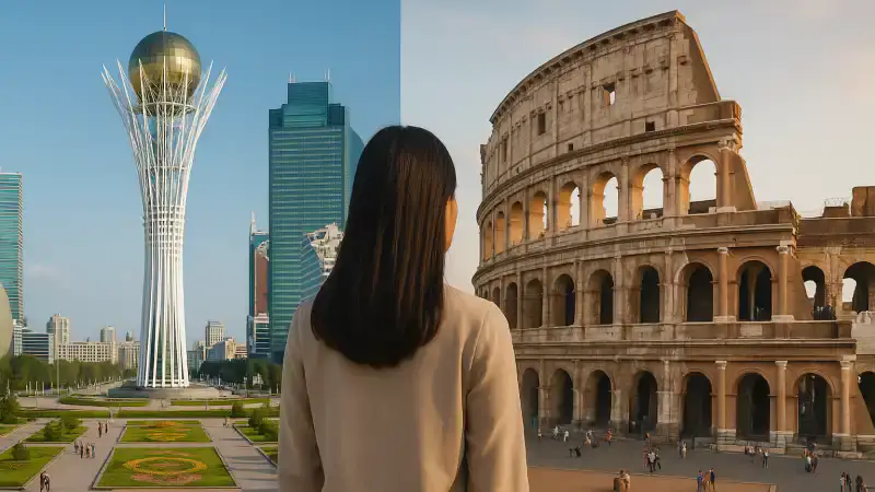 Казахстан vs Италия: где настоящая жизнь за Instagram? {city2}