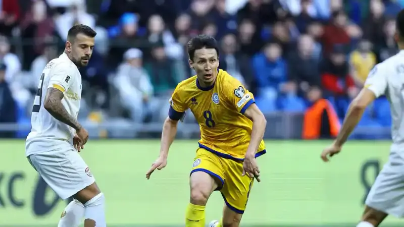 Казахстанская сборная теряет шансы на ЧМ-2026 после обидного поражения от Северной Македонии {city2}