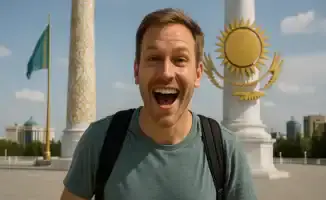 Майкл Зервос: 36-летний режиссер из Детройта установил рекорд, объехав 195 стран за 499 дней, продав дом ради путешествия в Казахстан