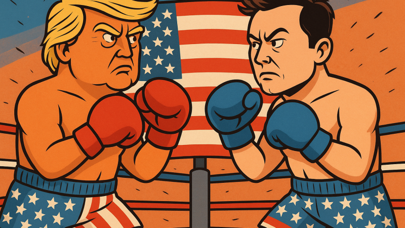 Конфликт Трампа и Маска: новые угрозы для президентской карьеры
