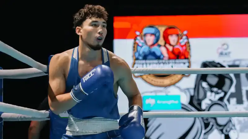 Санжар-али Бегалиев: Казахстанский боксер в финале чемпионата Азии — новый символ надежды и силы для молодежи страны {city2}