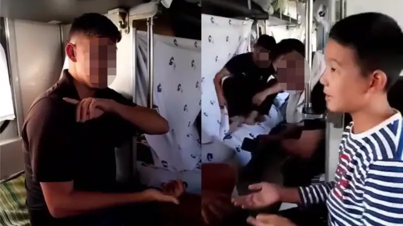 Юный казахстанец завоевывает сердца в соцсетях: как дружба в поезде преодолевает языковые барьеры {city2}