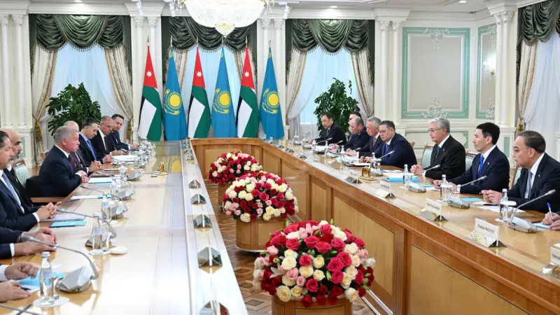 Переговоры Токаева и короля Иордании: новые перспективы для двустороннего сотрудничества и региональной стабильности {city2}