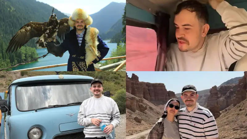 Французский турист о поездке в Алматинскую область: удивление от уникальных туристических автобусов {city2}