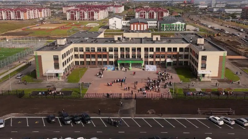 Открытие новой школы на 600 мест в Петропавловске в рамках проекта 'Келешек мектептері' {city2}