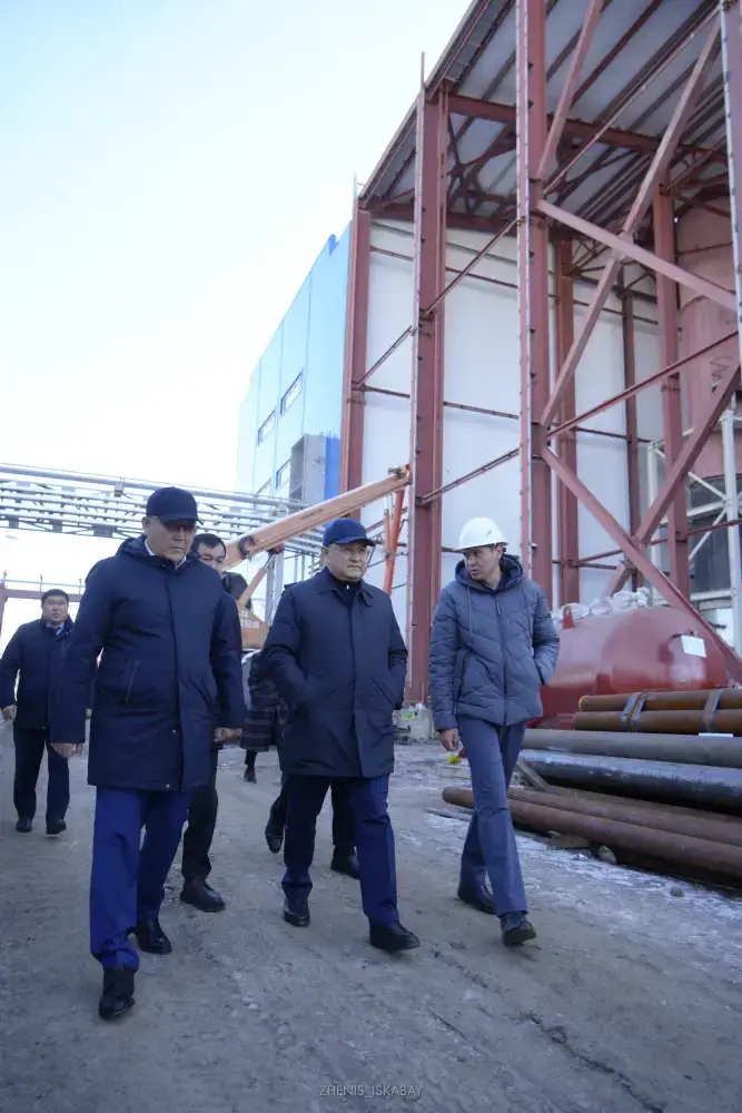 В городе Текели области Жетісу введена новая парогазовая установка на отопительном предприятии (3)