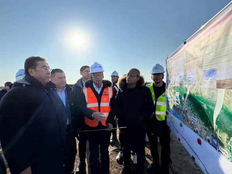 В области Абай проверили ход строительства железнодорожной линии «Бахты - Аягоз» (4)