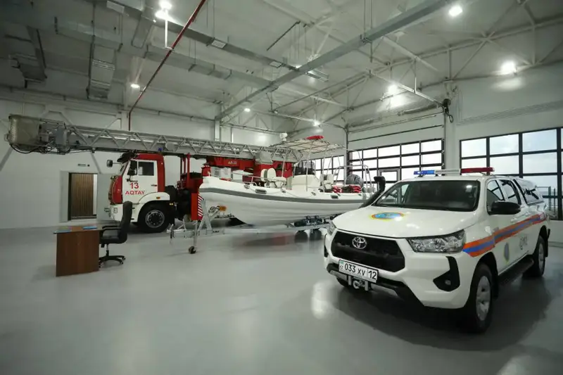 В Мангистау открылись три новых пожарных центра (8)