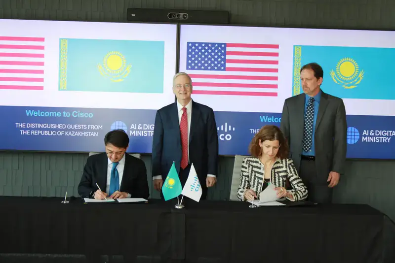 Казахстан и Cisco: Синергия для цифрового будущего в мире искусственного интеллекта {city2}