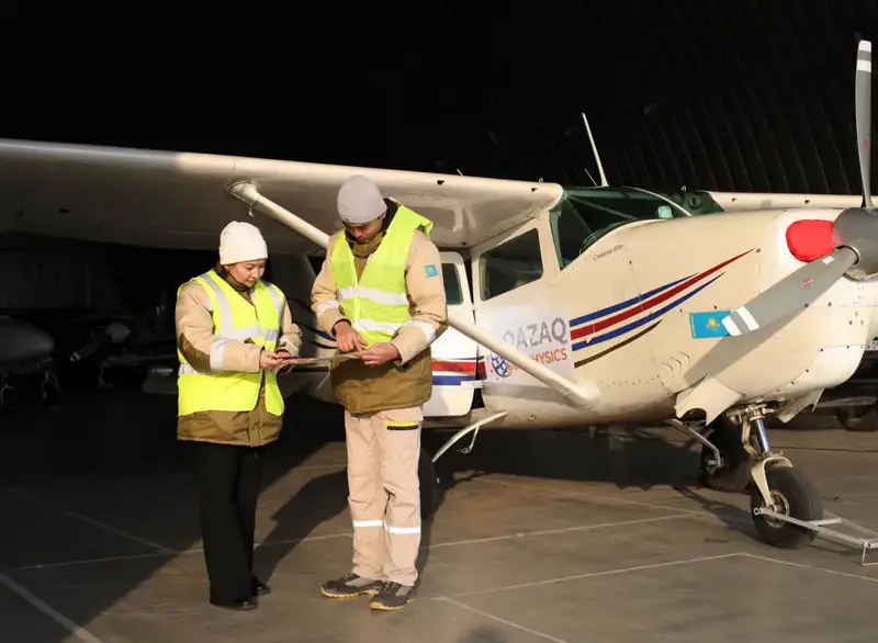 Qazaq Geophysics начала аэрогеофизические исследования в области Абай (2)