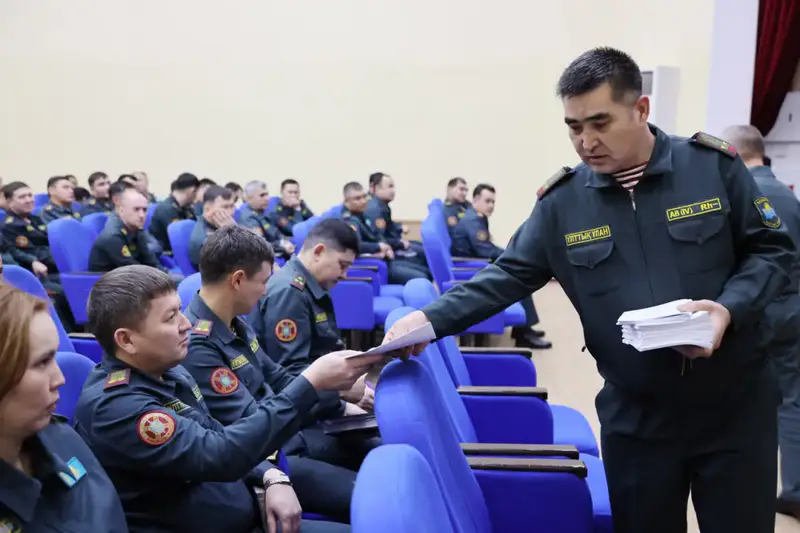 В Национальной гвардии МВД РК прошло тестирование по системе Qaztest для военнослужащих {city2}