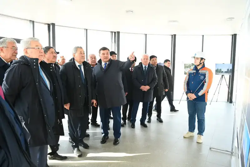 Ветераны и волонтеры высаживают деревья в Кызылорде в рамках экологической программы «Таза Қазақстан» {city2}