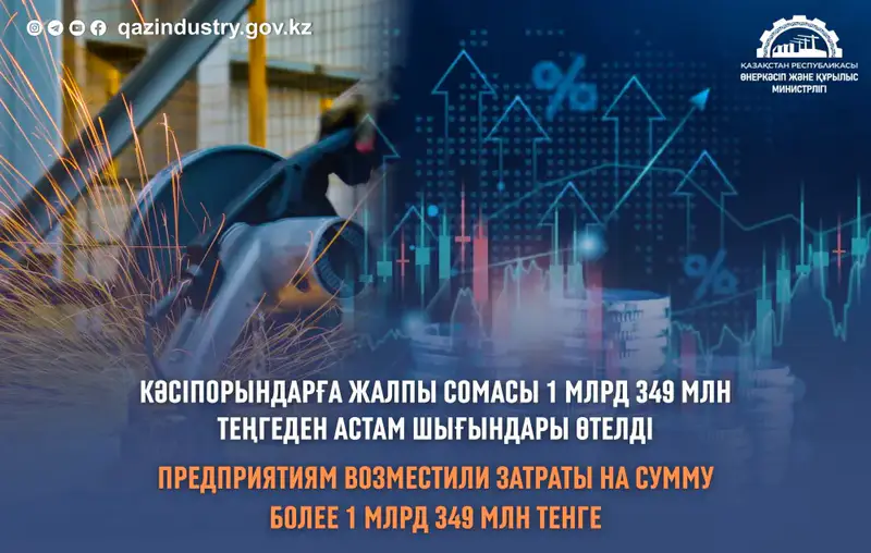 Государство выделило более 1,3 млрд тенге на развитие малых и средних предприятий {city2}