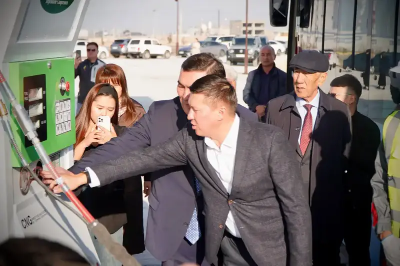 В Таразе открыли автомобильную газонаполнительную станцию (3)