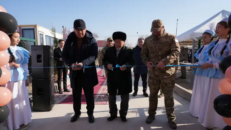 Чингис Аринов дал старт работе нового ДПФ в селе Жуантобе (2)