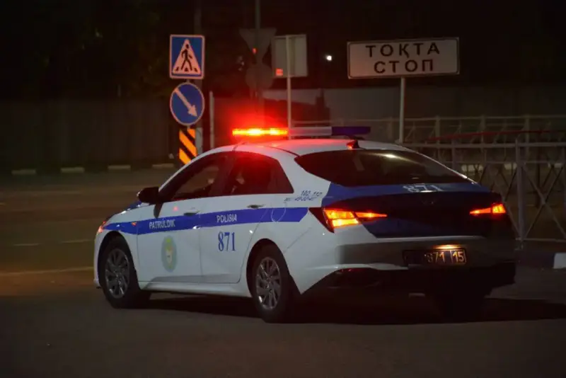 В Талдыкоргане полиция задержала 16-летнего водителя, скрывшегося от патруля {city2}