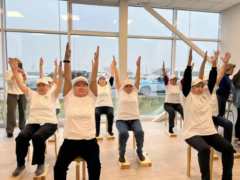 Новый физкультурно-оздоровительный комплекс открыли в столичном районе Алматы (6)