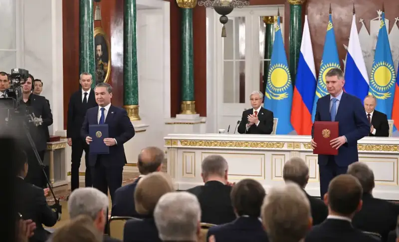Казахстан и Россия подписали Меморандум о развитии особых экономических зон на встрече президентов в Москве {city2}