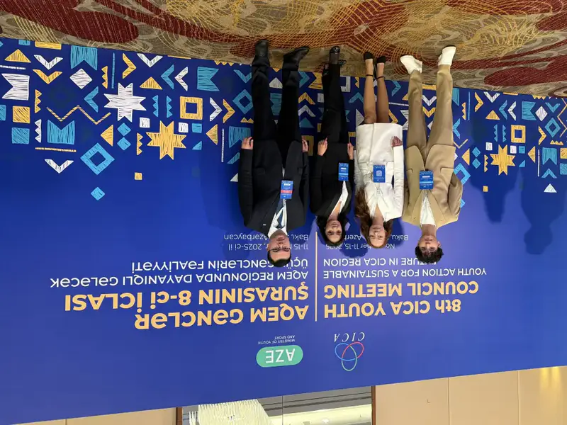 Казахстанская делегация активно участвует в VIII заседании Молодежного совета СВМДА в Баку {city2}