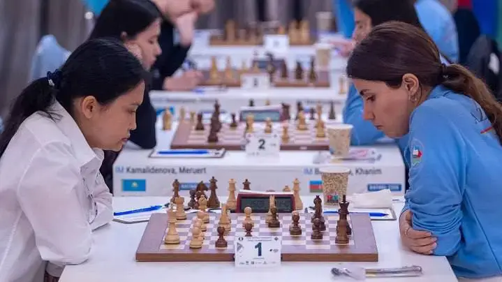 Командный чемпионат мира по шахматам женщины Казахстан 3 место {city2}
