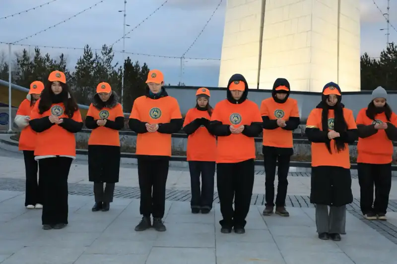 Оранжевый челлендж тишины в Астане профилактика бытового насилия {city2}