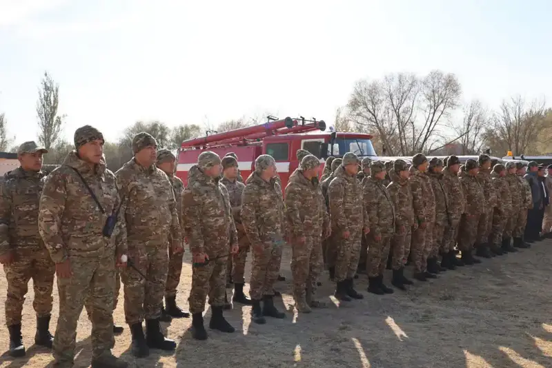 ТУРКЕСТАН: УЧЕНИЯ ПО ПРЕДУПРЕЖДЕНИЮ ПАВОДКОВ В САУРАНЕ ПОДЧЕРКИВАЮТ ГЛОБАЛЬНУЮ ЗАБОТУ О БЕЗОПАСНОСТИ {city2}