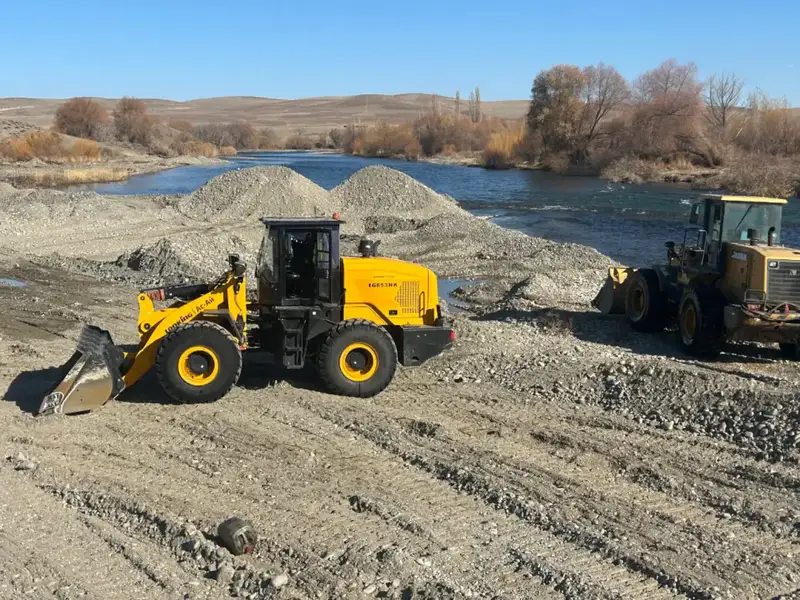 В рамках противопаводковых мер в Жетісу очищают русла рек и строят защитные дамбы {city2}