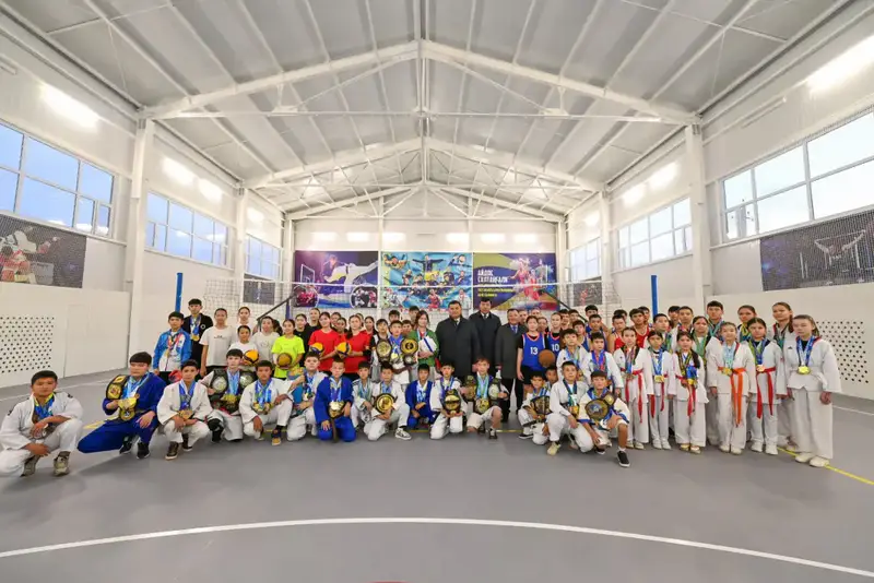 В Шиелийском районе открылся физкультурно-оздоровительный комплекс (8)