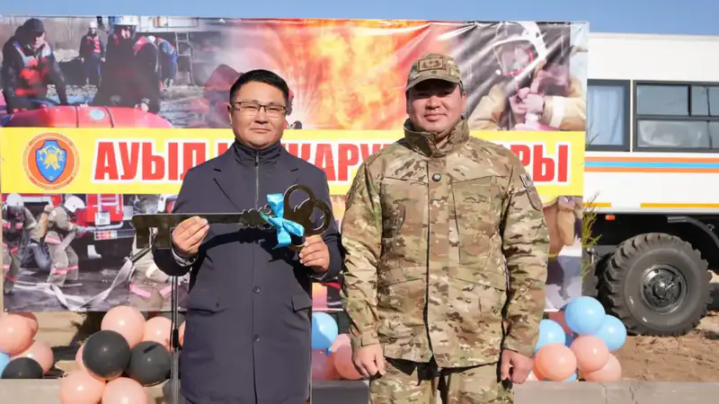 Добровольный пожарный пост в Жуантөбе Созакского района для безопасности жителей {city2}