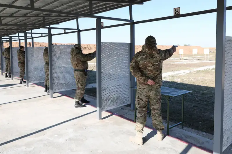 В Национальной гвардии состоялось соревнование по пулевой стрельбе (2)
