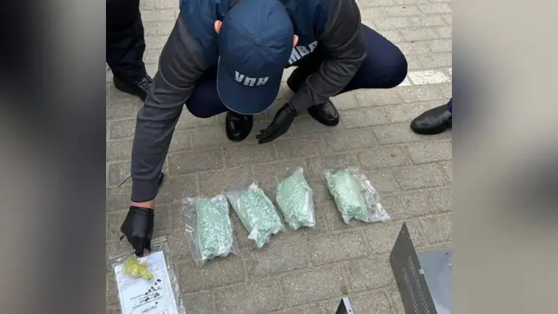 Наркопреступность в Актау изъятие синтетических наркотиков альфа-PVP 2 кг {city2}