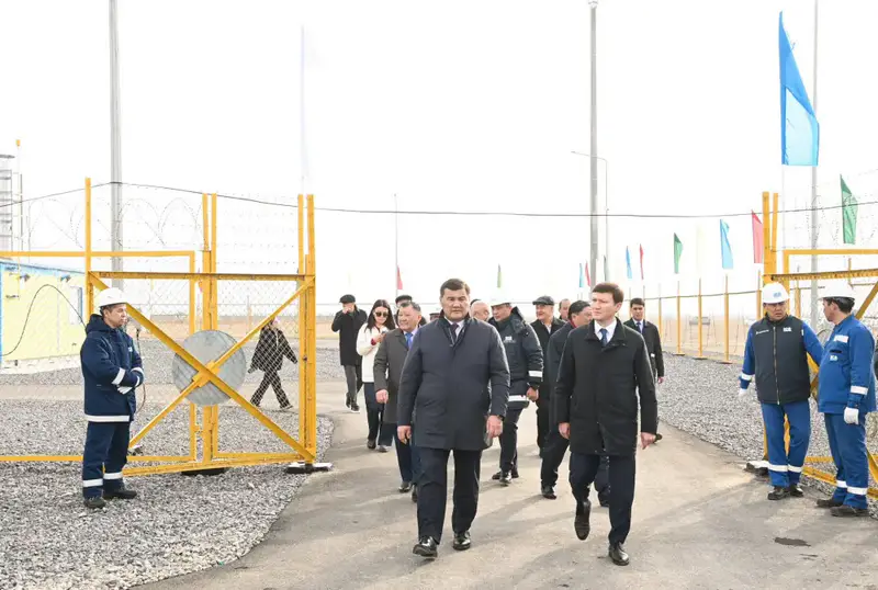 В Жанакоргане запущена автоматическая газораспределительная станция (8)