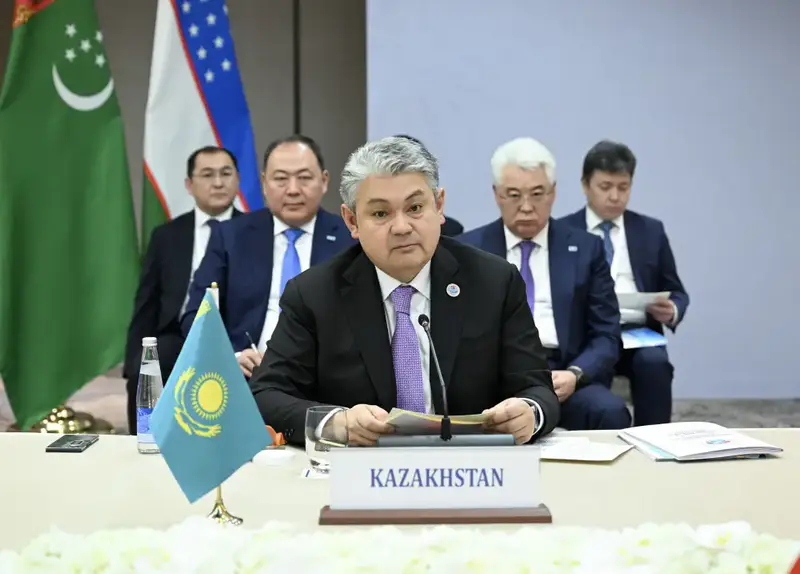 Министр иностранных дел Казахстана Ермек Кошербаев участвует в Совещании министров иностранных дел Центральной Азии в Ташкенте {city2}