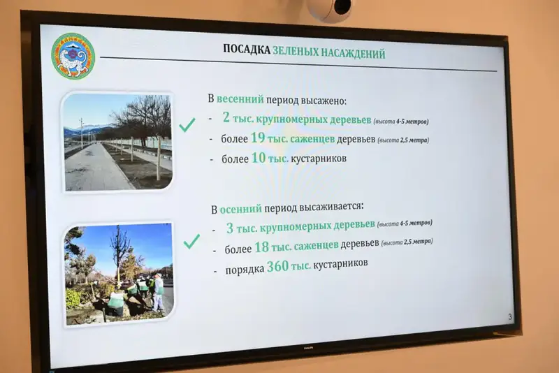 Алматы инициирует экологические преобразования с акцентом на озеленение и чистоту города {city2}
