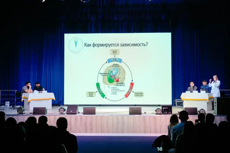 «Астана - город без наркотиков»: блогеры и спортсмены рассказали столичным студентам о вреде наркотических веществ (7)