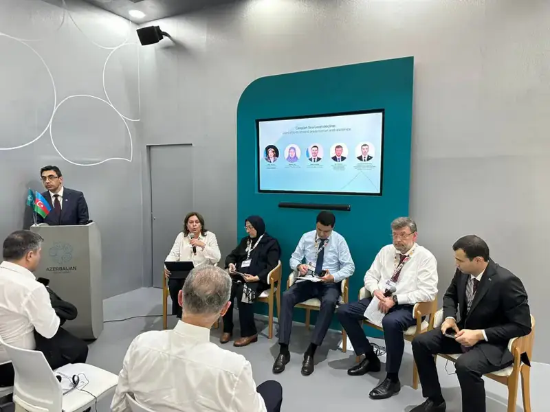 Сотрудничество прикаспийских стран в борьбе с изменением уровня Каспийского моря на COP30 {city2}