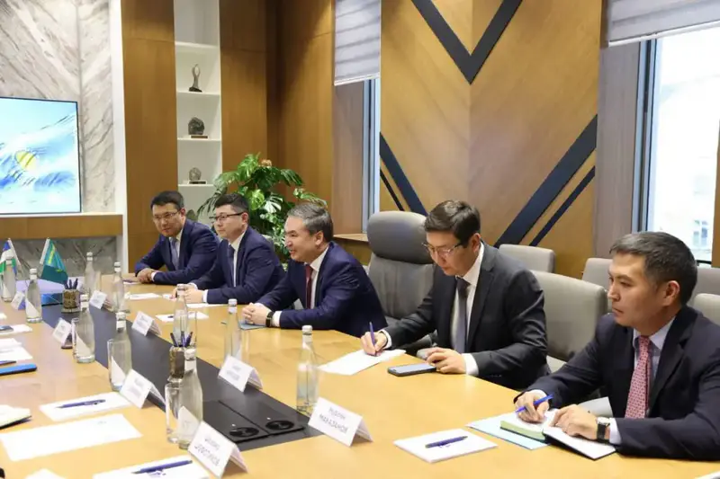 Ерсайын Нагаспаев провел переговоры с Министром горнодобывающей промышленности и геологии Узбекистана (2)