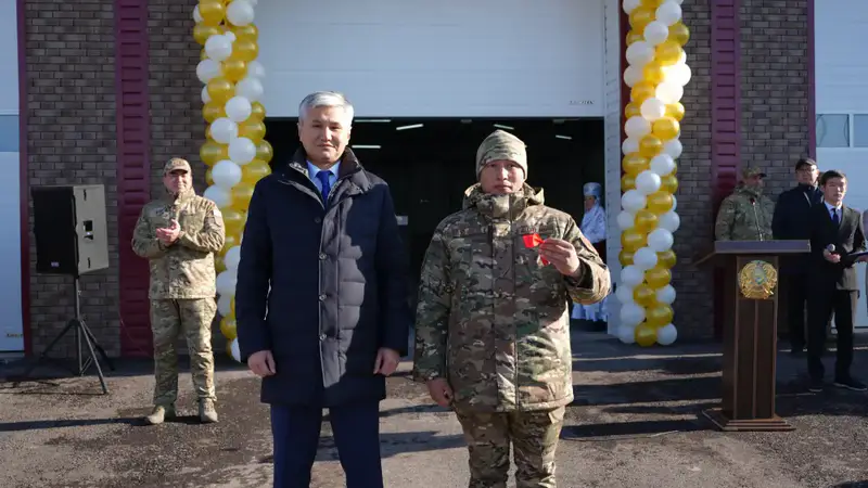 Глава МЧС открыл новую современную пожарную часть в области Ұлытау (4)