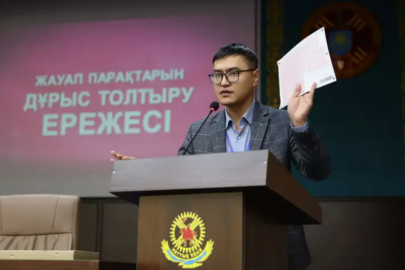 В Главном командовании Национальной гвардии прошло диагностическое тестирование по системе Qaztest (7)