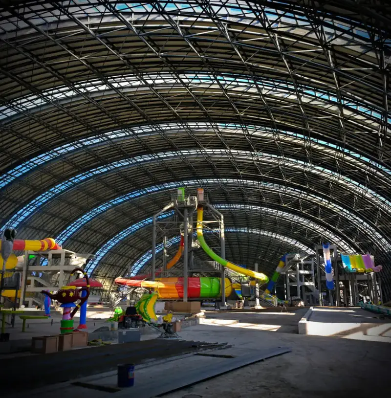 Асаин Байханов проверил строительство аквапарка в Павлодаре и посетил ФХ "АКВА ФЕРМА ПВ" {city2}