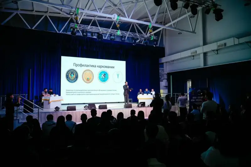 «Астана - город без наркотиков»: блогеры и спортсмены рассказали столичным студентам о вреде наркотических веществ (10)