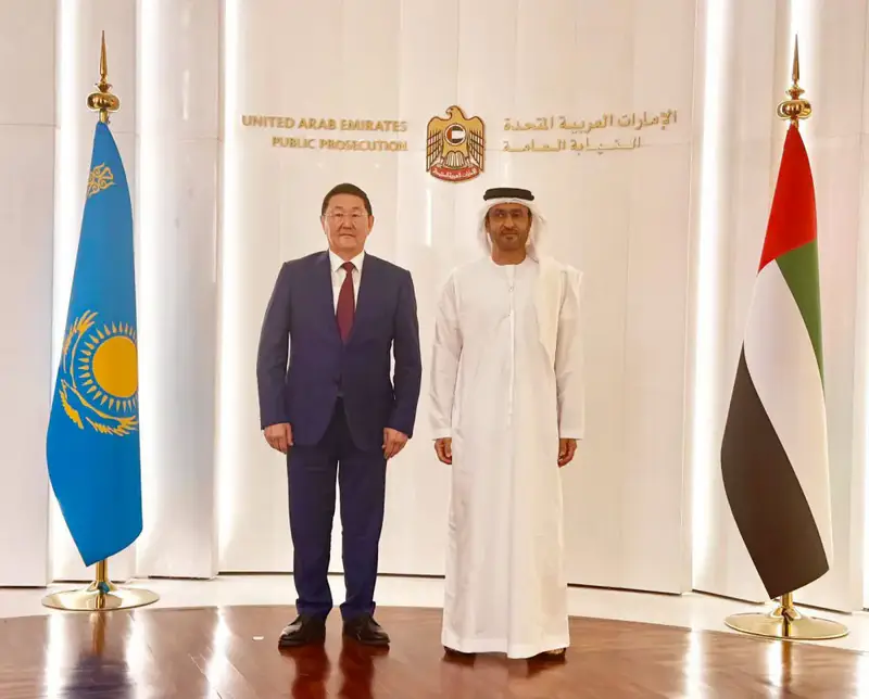 Рабочий визит Генерального Прокурора Казахстана в ОАЭ: обсуждение экстрадиции и международной безопасности {city2}