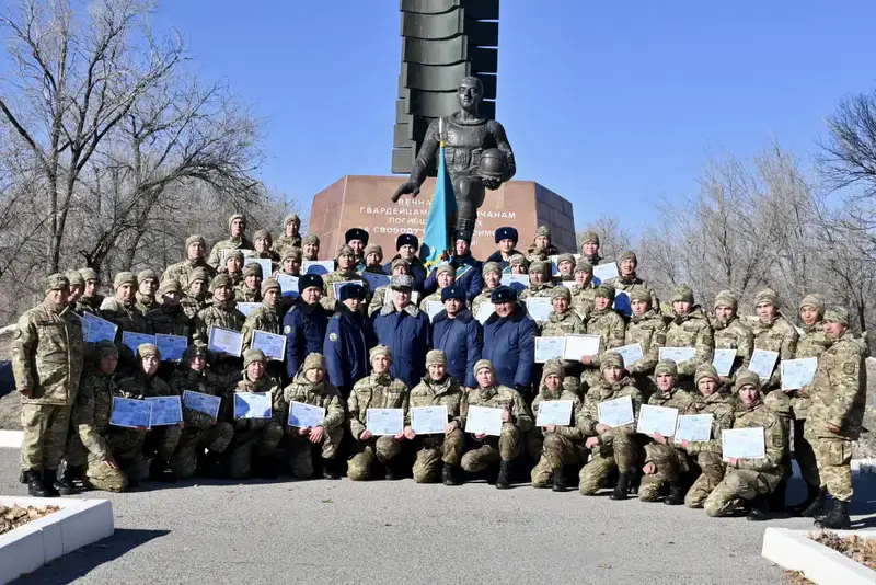Проводы солдат срочной службы в Жетыгене {city2}