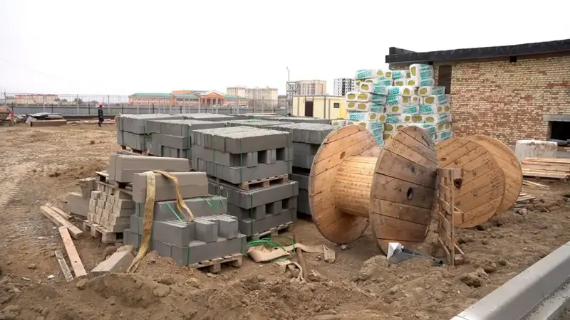 Строительство поликлиники в Нурсая завершено на 60 процентов {city2}