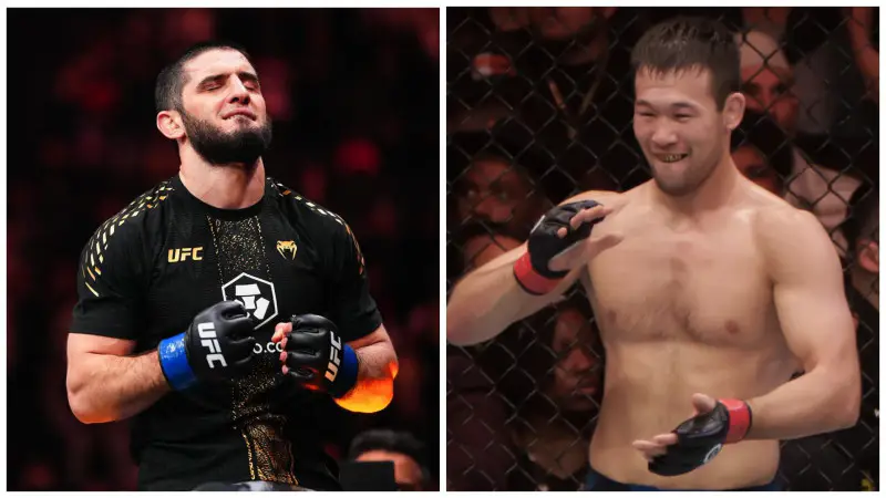 Ислам Махачев о возможном бою с Шавкатом Рахмоновым: титульный шанс для казахстанца может изменить расклад в полусреднем весе UFC {city2}