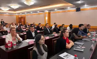 Казахстанская делегация на семинаре в Китае