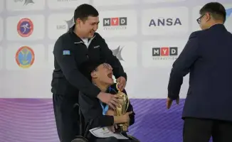 Астана команда второе место Кубок по бочче параспортсмены международные соревнования