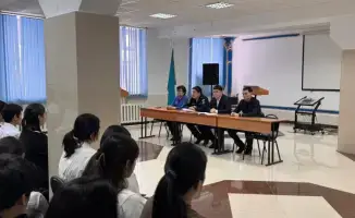 В колледже экономики и права Астаны прошло мероприятие по обсуждению закона и порядка